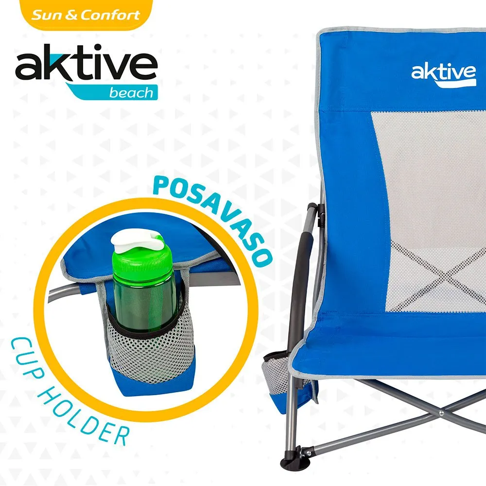 Aktive Stol 54.5x63x65.5 Cm unisex, Blue, One Size