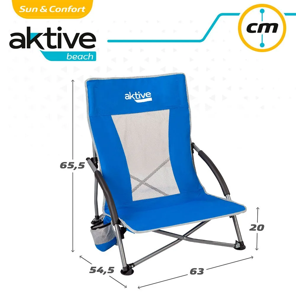 Aktive Stol 54.5x63x65.5 Cm unisex, Blue, One Size
