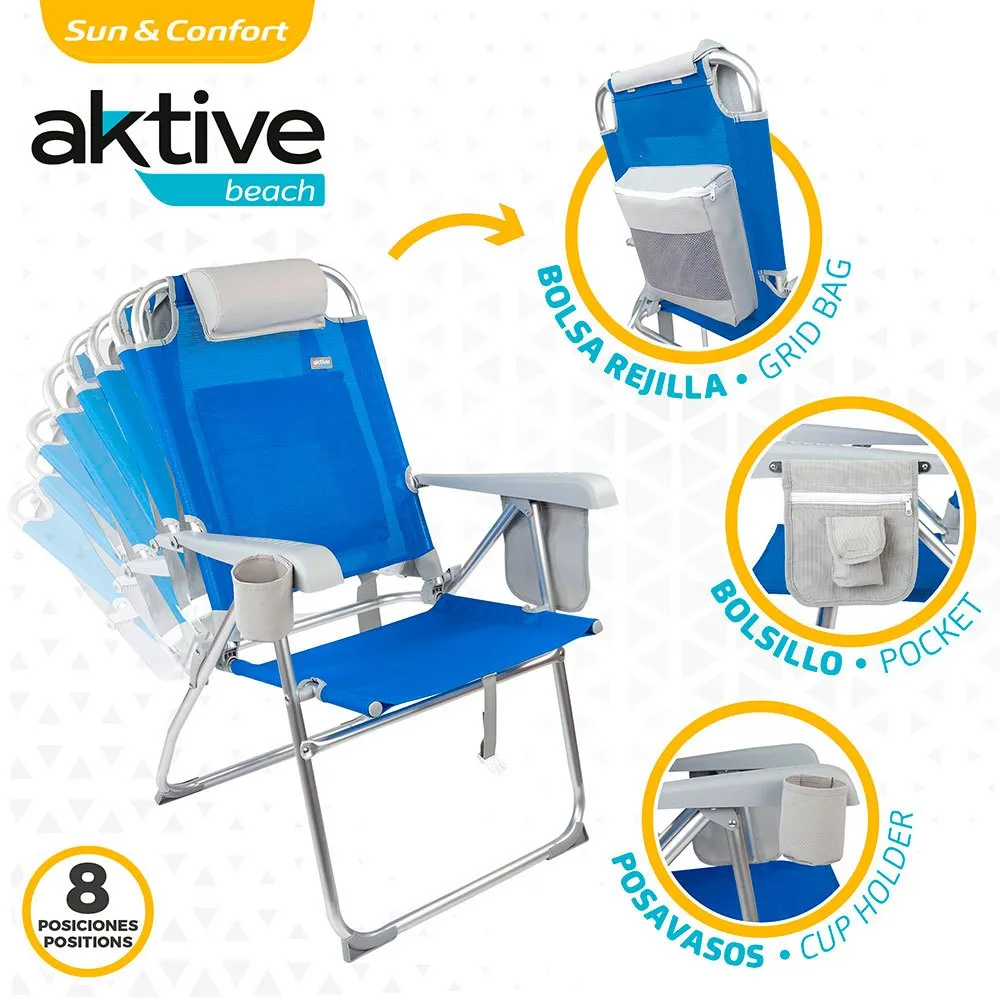 Aktive Stol 61x66x99 Cm unisex, Blue, One Size