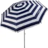 Aktive Strandparasoll Uv50-skydd 180 Cm unisex, White / navy, One Size