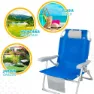 Aktive Strandryggsäcksstol Xxl unisex, Blue, 67.5 x 70.5 x 86cm