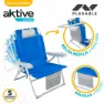 Aktive Strandryggsäcksstol Xxl unisex, Blue, 67.5 x 70.5 x 86cm