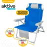 Aktive Strandryggsäcksstol Xxl unisex, Blue, 67.5 x 70.5 x 86cm