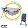 Aktive Strandstolsvagn 52x37x105 Cm unisex, Blue / grey, One Size
