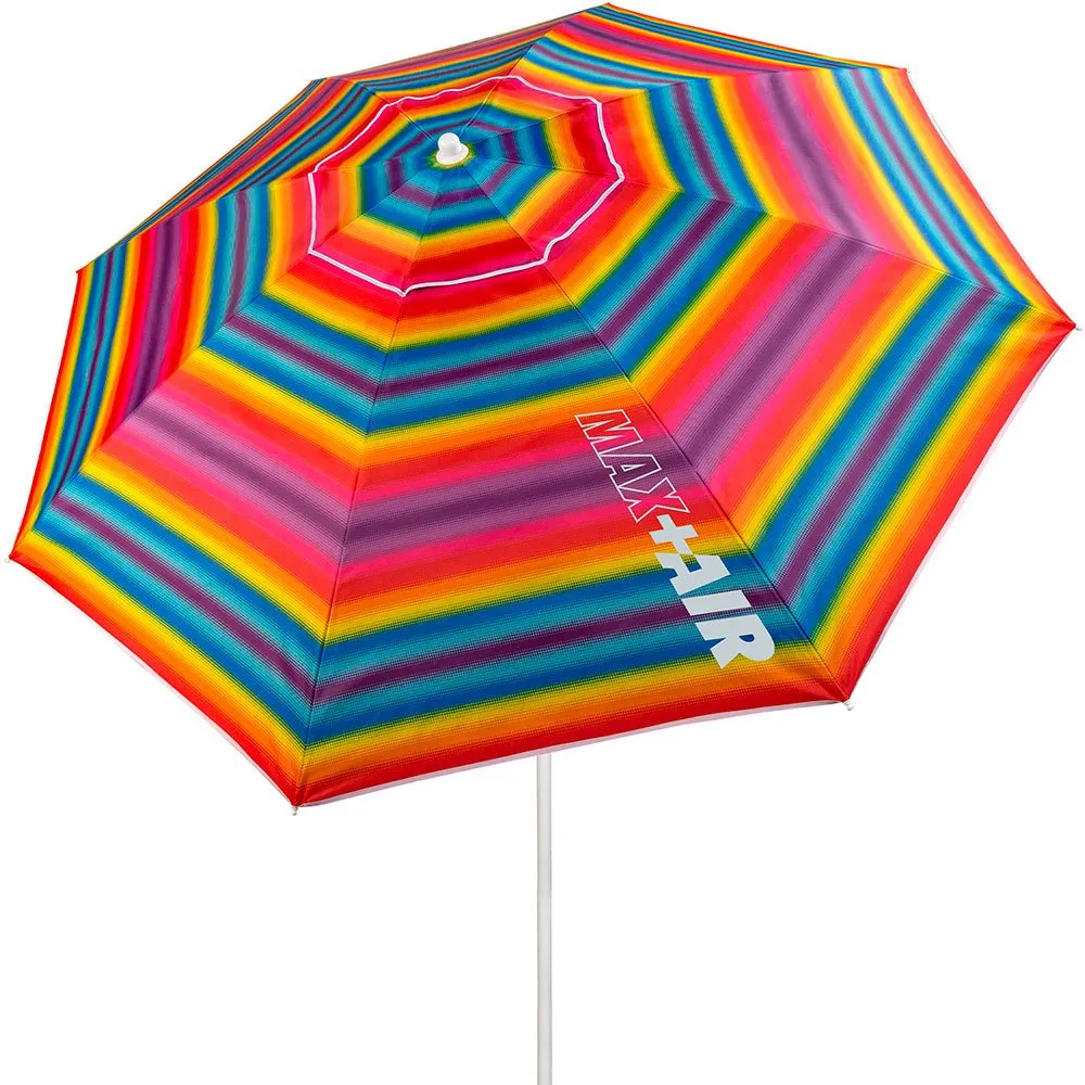 Aktive Sun&confort Ø Vindtätt Uv50 Strandparasoll Med Justerbar Stång 220cm unisex, Multicolor stripes, One Size Aktive Sun&confort Ø Vindtätt Uv50 Strandparasoll Med Justerbar Stång 220cm unisex, Multicolor stripes, One Size