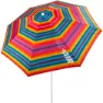 Aktive Sun&confort Ø Vindtätt Uv50 Strandparasoll Med Justerbar Stång 220cm unisex, Multicolor stripes, One Size