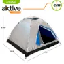 Aktive Tält unisex, Silver, 4 Platser