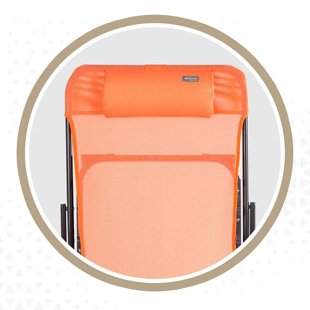 Aktive Textilstol 80x55x89 Cm unisex, Orange, One Size