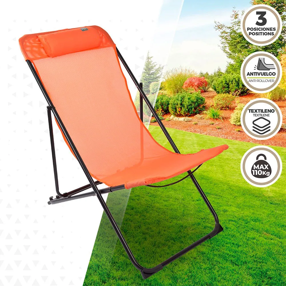 Aktive Textilstol 80x55x89 Cm unisex, Orange, One Size