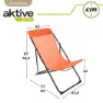 Aktive Textilstol 80x55x89 Cm unisex, Orange, One Size