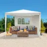 Aktive Trädgård Arbor 2.7 X 2.7 X 2.4 M unisex, Beige, 2.7 x 2.7 x 2.4m