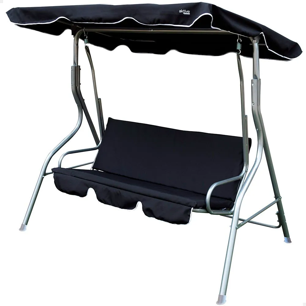 Aktive Trädgårdsgunga 180x107x160 Cm unisex, Black, One Size