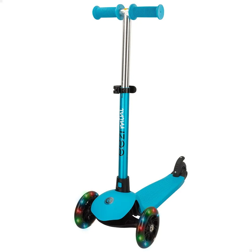 Aktive Trehjulig Sparkcykel Med Lampa, Blue, One Size