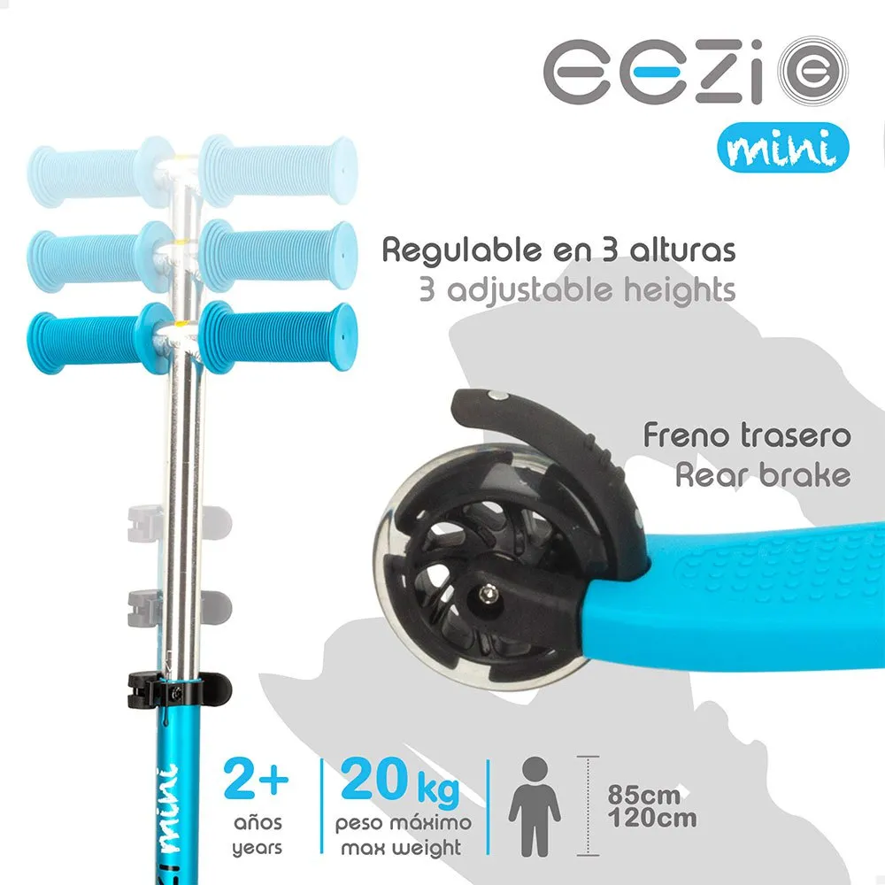 Aktive Trehjulig Sparkcykel Med Lampa, Blue, One Size