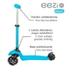 Aktive Trehjulig Sparkcykel Med Lampa, Blue, One Size