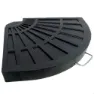 Aktive Triangulär Parasollfot I Polyresin unisex, Black, 47 x 64 x 4cm
