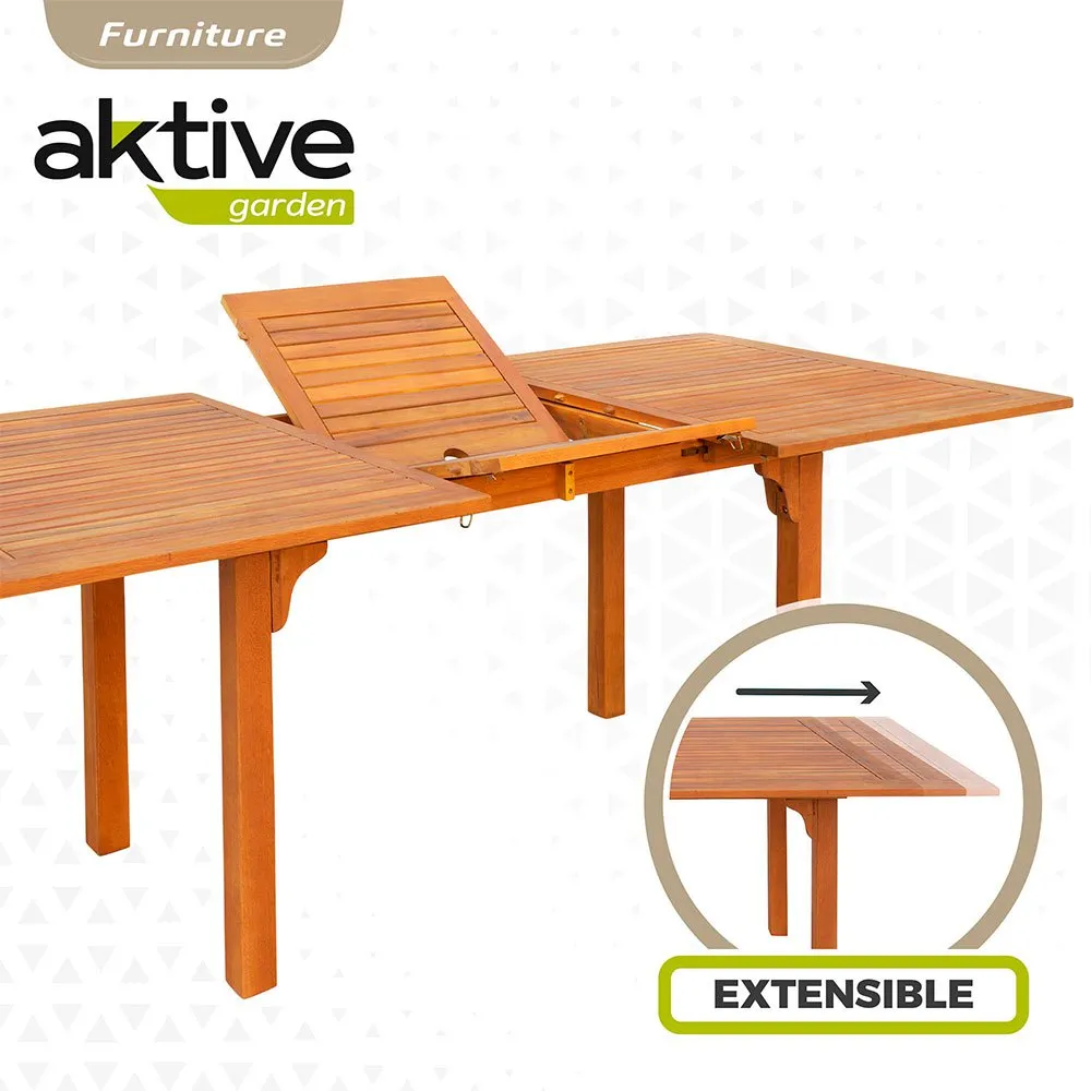 Aktive Utdragbart Bord I Akacia 150x100x74 Cm unisex, Brown, One Size