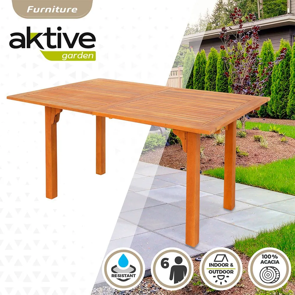 Aktive Utdragbart Bord I Akacia 150x100x74 Cm unisex, Brown, One Size