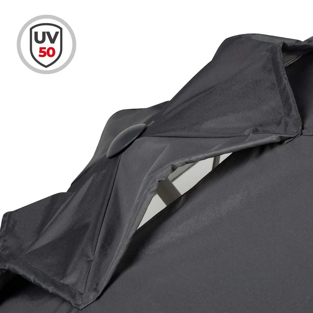 Aktive Uv50 Hexagon Paraply 230 Cm unisex, Black, One Size