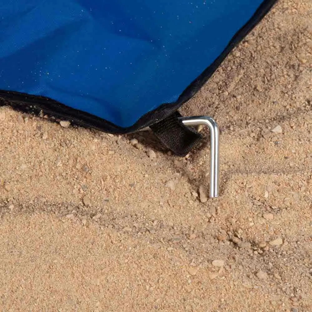 Aktive Uv50 Pop-up Vindskydd Och Strandtält 145x148x103 unisex, Royal / clear / grey, One Size