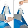 Aktive Uv50 Pop-up Vindskydd Och Strandtält 145x148x103 unisex, Royal / clear / grey, One Size