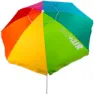 Aktive Vindtätt Strandparasoll Med Uv50-skydd 220 Cm Refurbished unisex, Multicolor panel, One Size