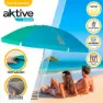 Aktive Vindtätt Strandparasoll Med Uv50-skydd 220 Cm Refurbished unisex, Multicolor panel, One Size