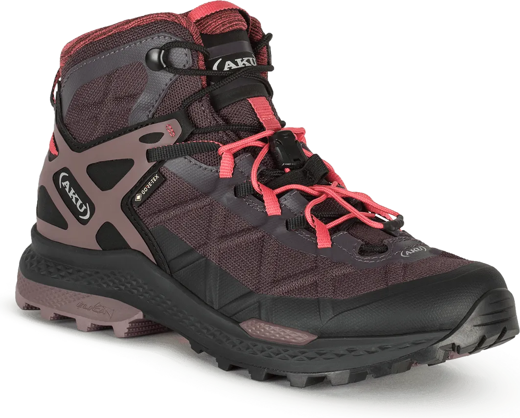 AKU Women's Rocket Mid DFS Gore-Tex, DEEP VIOLET/CORAL