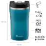 Aladdin Café Thermavac™ Leak-lock™ Stainless Steel 0.25l Termosflaska, Blue water, One Size