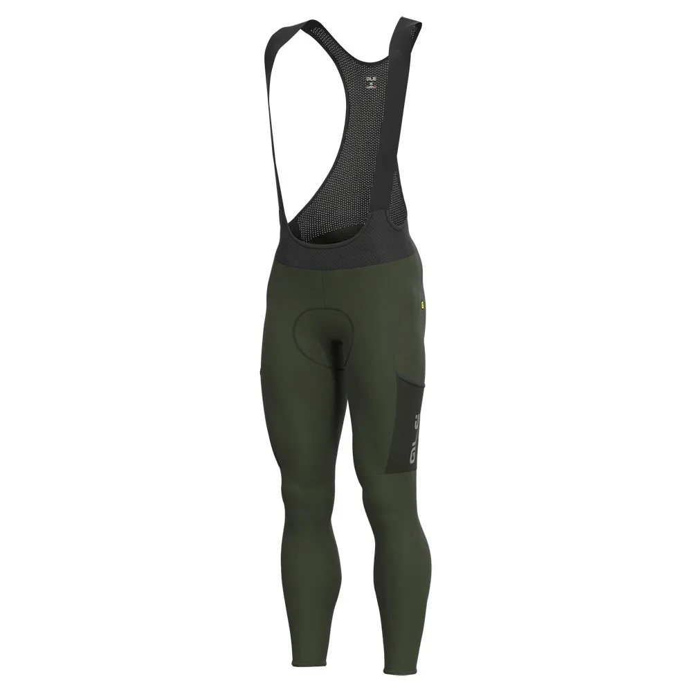 Alé Gravel Stones Cargo Cykelbyxor, Dark green