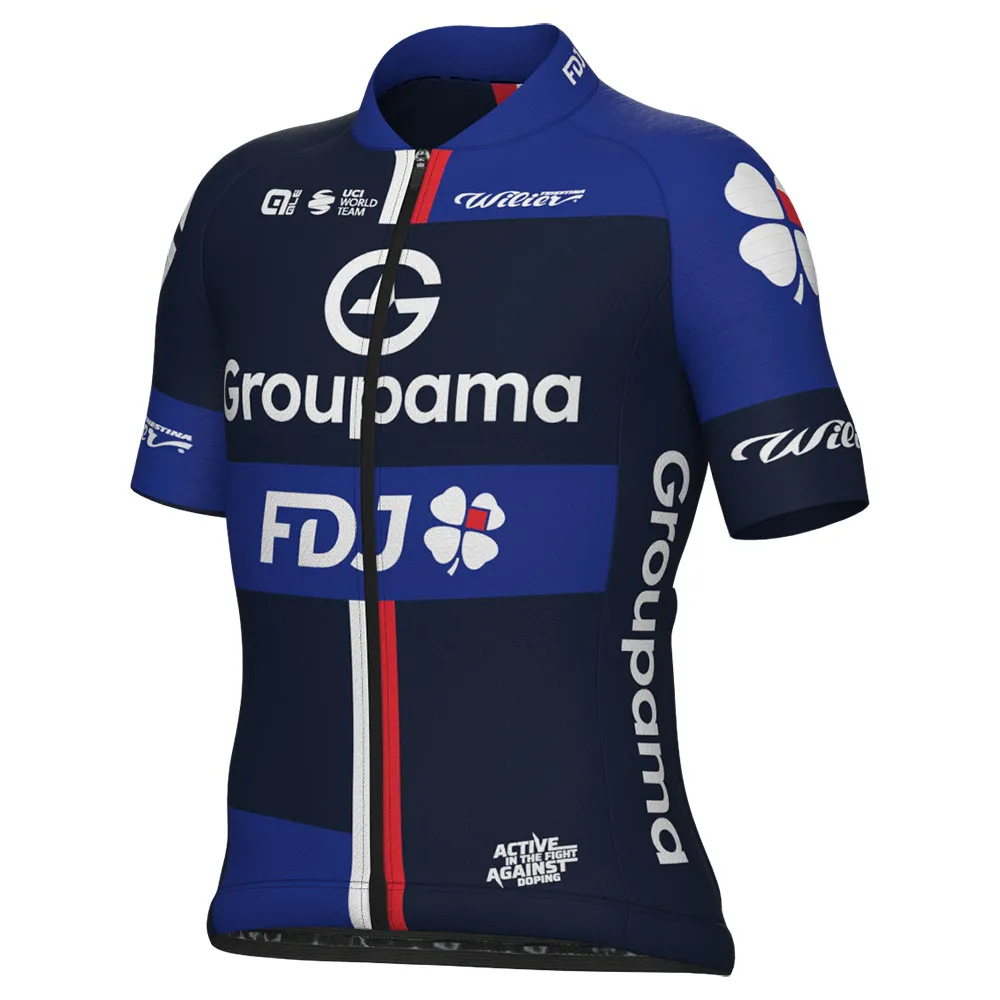 Alé Groupama Fdj 2025 Korta ärmar Cykeltröja, Blue