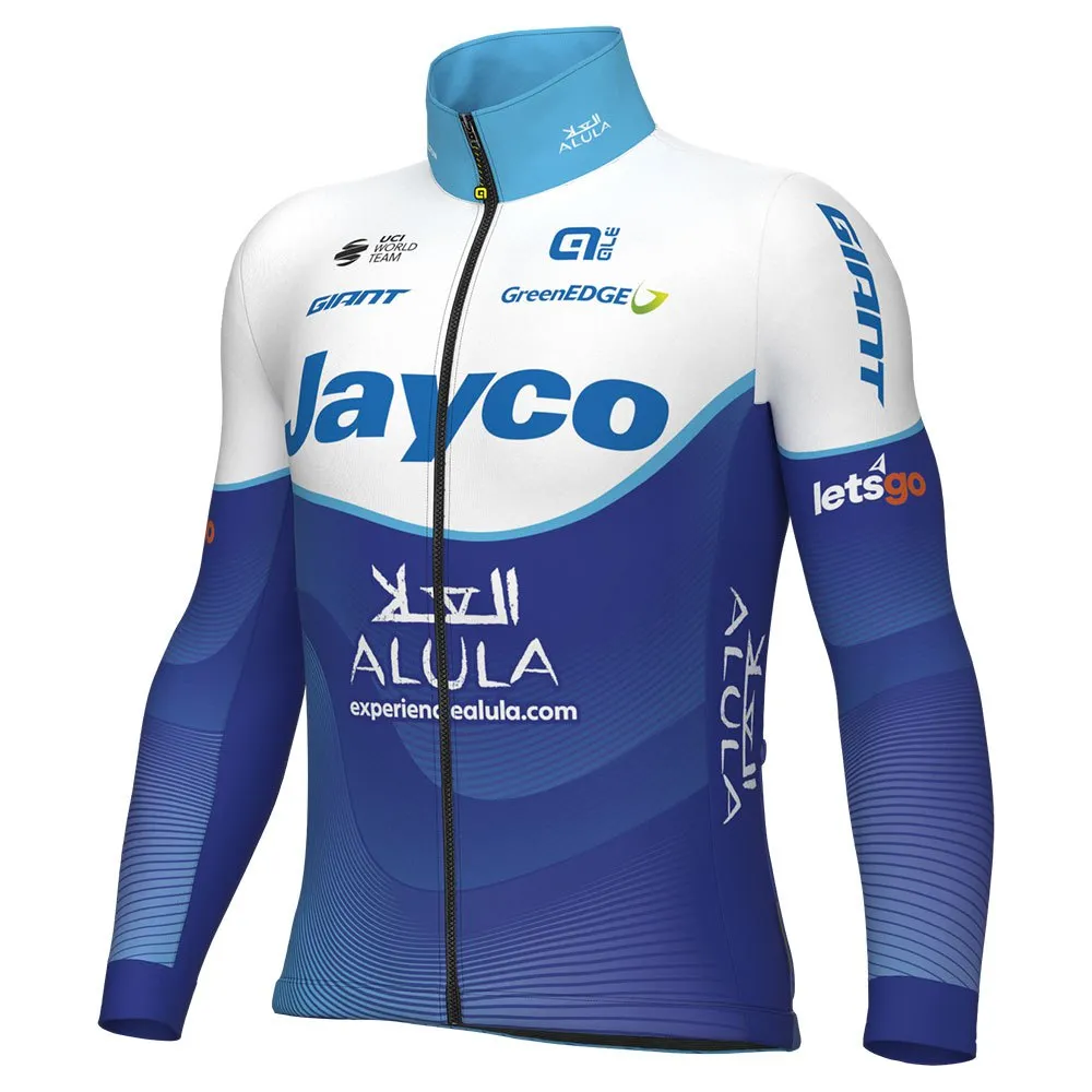 Alé Jayco Alula Replica 2023 Jacka, Light blue / white