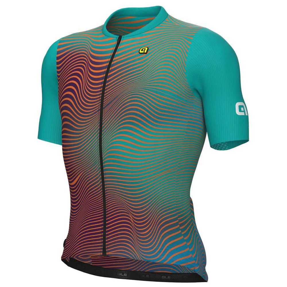 Alé Pr-e Onda Korta ärmar Cykeltröja, Turquoise green, L