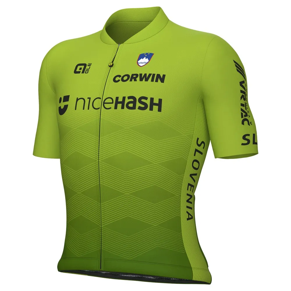 Alé Prime Federation Slovenia 2025 Korta ärmar Cykeltröja, Multicolor