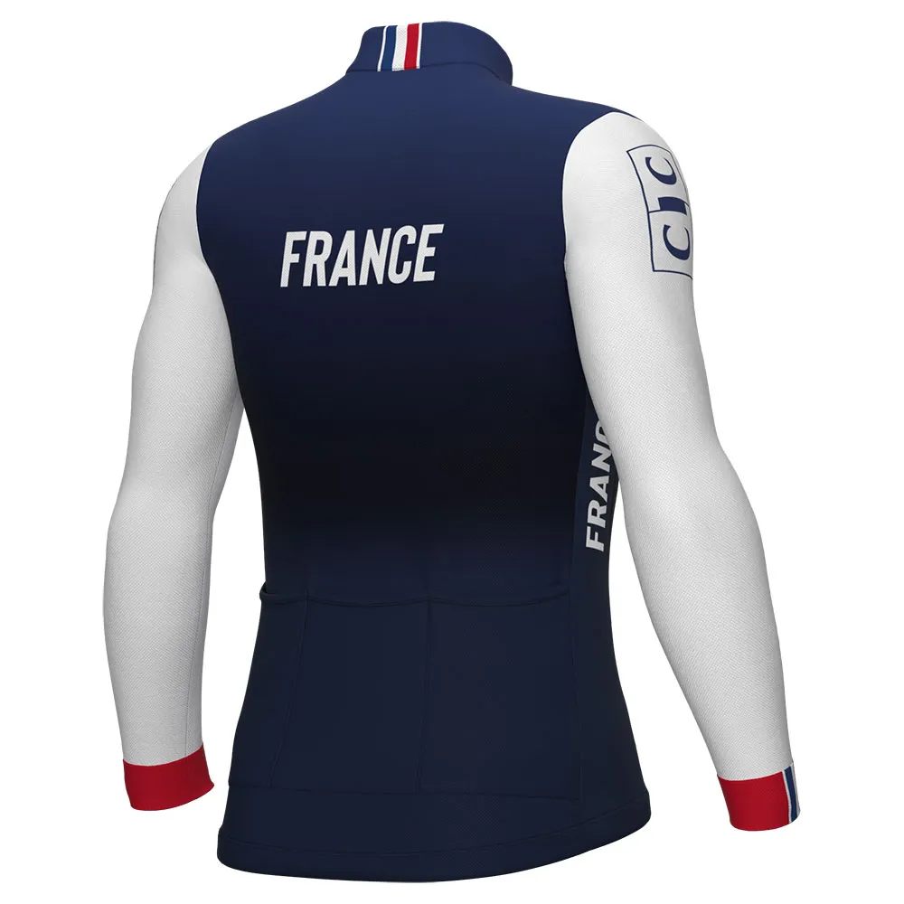 Alé Prime French Federation 2025 Långärmad Trikå, Blue