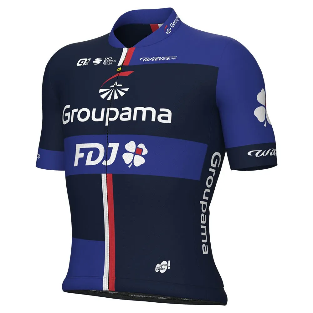 Alé Prime Groupama Fdj 2024 Korta ärmar Cykeltröja, Blue