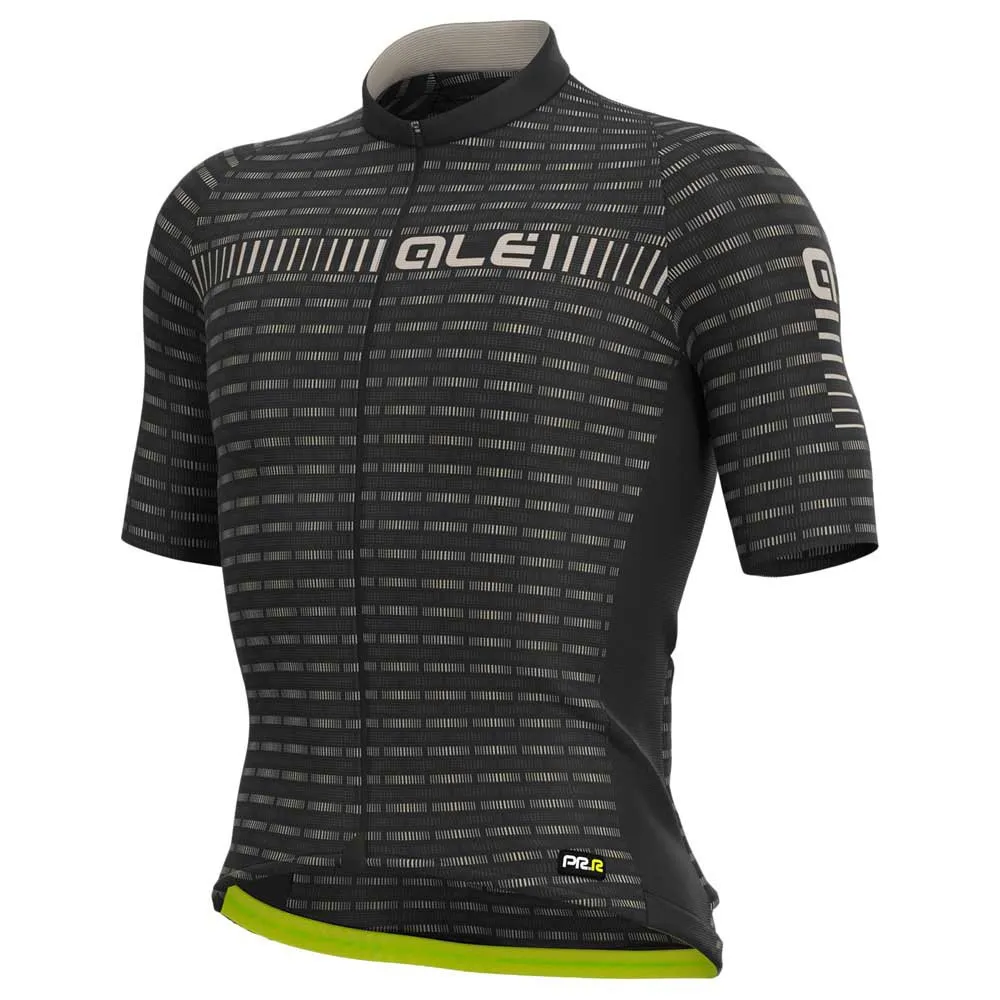 Alé Prr Green Road Korta ärmar Cykeltröja, Black / brown, M Alé Prr Green Road Korta ärmar Cykeltröja, Black / brown, M