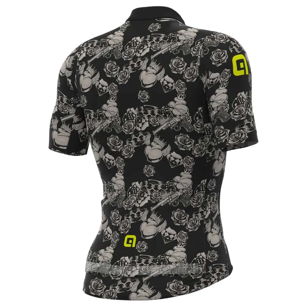 Alé Prr Las Vegas Korta ärmar Cykeltröja, Black / brown, M Alé Prr Las Vegas Korta ärmar Cykeltröja, Black / brown, M