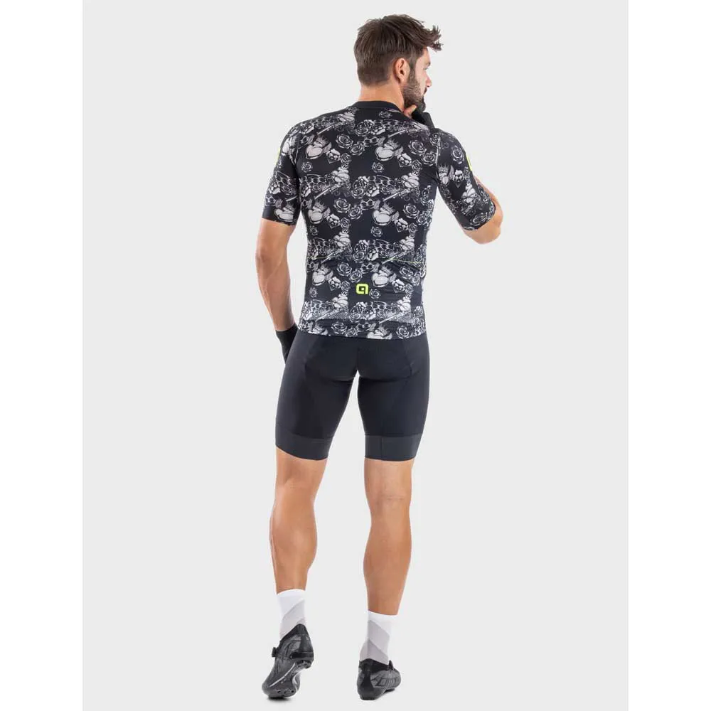 Alé Prr Las Vegas Korta ärmar Cykeltröja, Black / brown, M Alé Prr Las Vegas Korta ärmar Cykeltröja, Black / brown, M