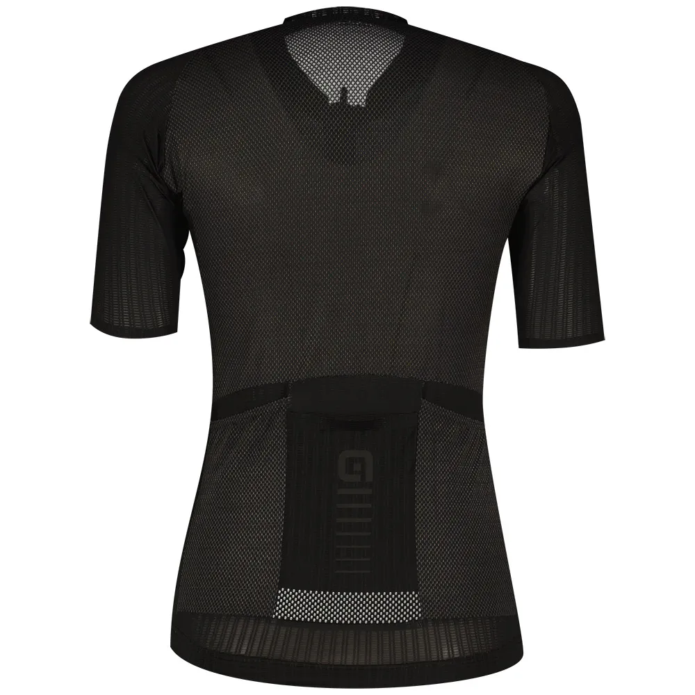 Alé R-ev1 Silver Cooling Korta ärmar Cykeltröja Refurbished, Black, S