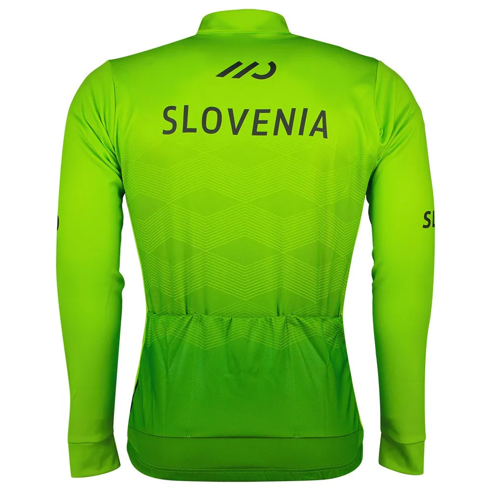 Alé Slovenian Cycling Federation Replica 2023 Långärmad Trikå, Green