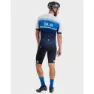 Alé Solid Blend Korta ärmar Cykeltröja, Black / turquoise, 3XL