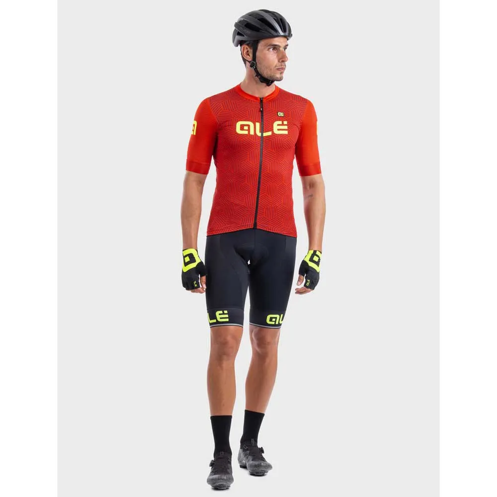 Alé Solid Cross Korta ärmar Cykeltröja, Red, M Alé Solid Cross Korta ärmar Cykeltröja, Red, M