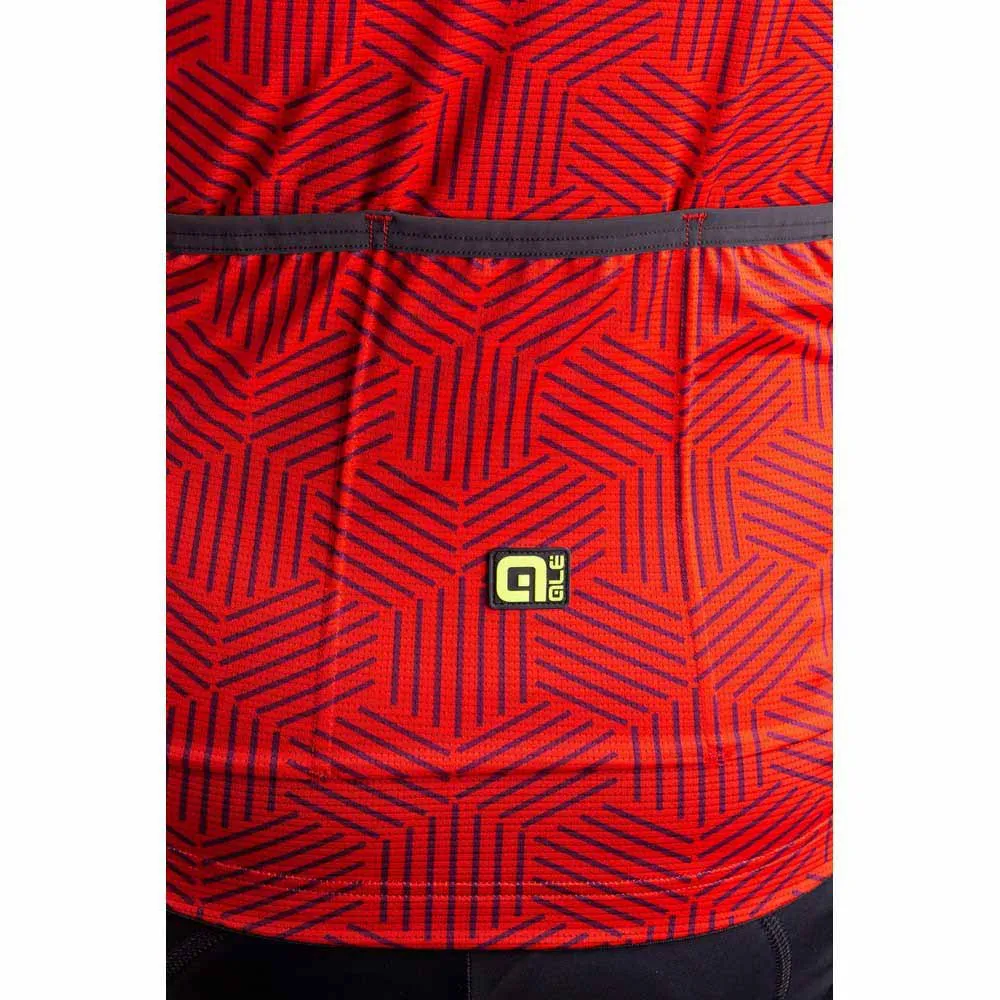 Alé Solid Cross Korta ärmar Cykeltröja, Red, M Alé Solid Cross Korta ärmar Cykeltröja, Red, M