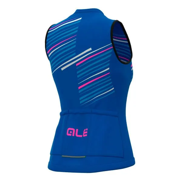 Alé Solid Flash Ärmlös Cykeltröja, Light blue, L