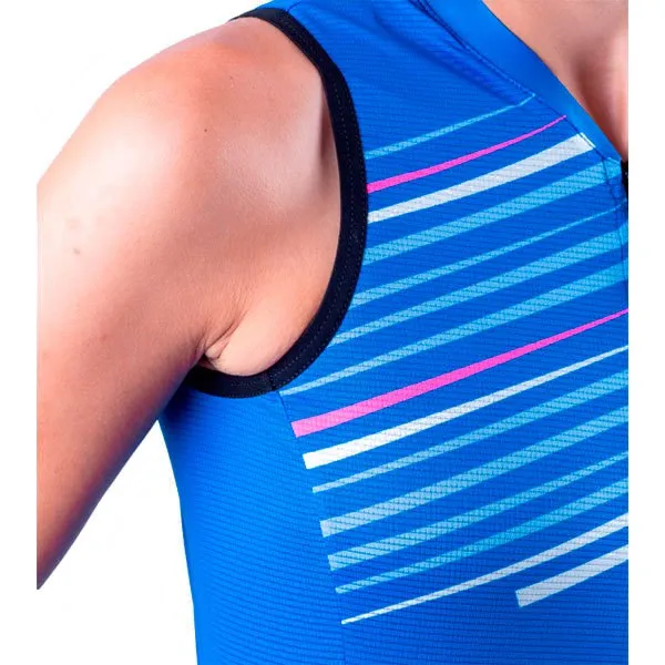 Alé Solid Flash Ärmlös Cykeltröja, Light blue, L
