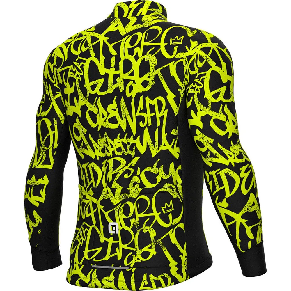 Alé Solid Ride Långärmad Trikå, Fluor yellow, M Alé Solid Ride Långärmad Trikå, Fluor yellow, M