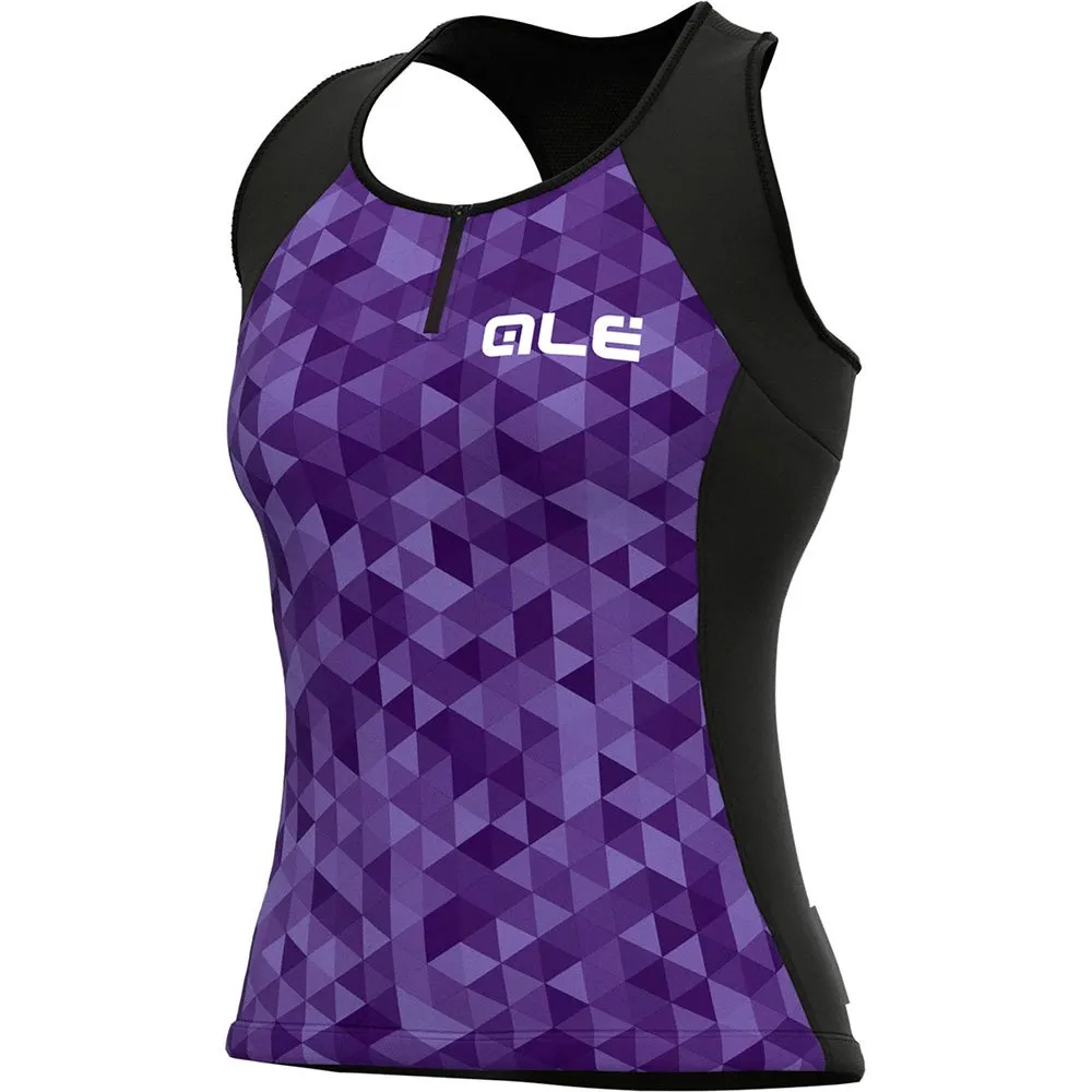 Alé Triangles Ärmlös Cykeltröja, Violet, S Alé Triangles Ärmlös Cykeltröja, Violet, S