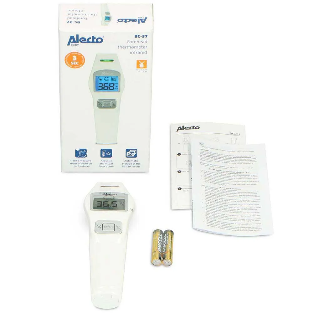 Alecto Trådlös Termometer Bc-37, White, One Size Alecto Trådlös Termometer Bc-37, White, One Size