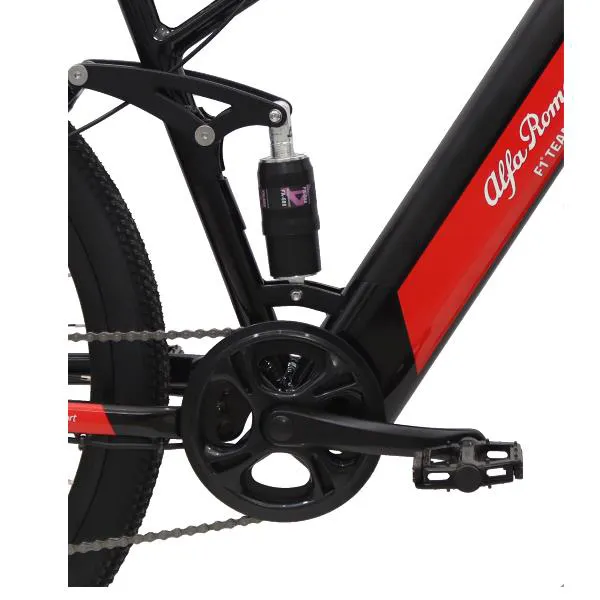 Alfa Romeo Full 29´´ Elcykel Mtb, Black / red, One Size, 250Wh